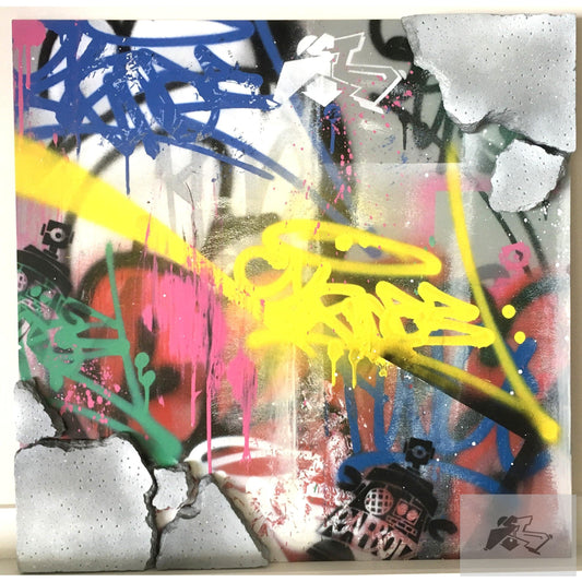 Graffitti canvas-Silence Melbourne