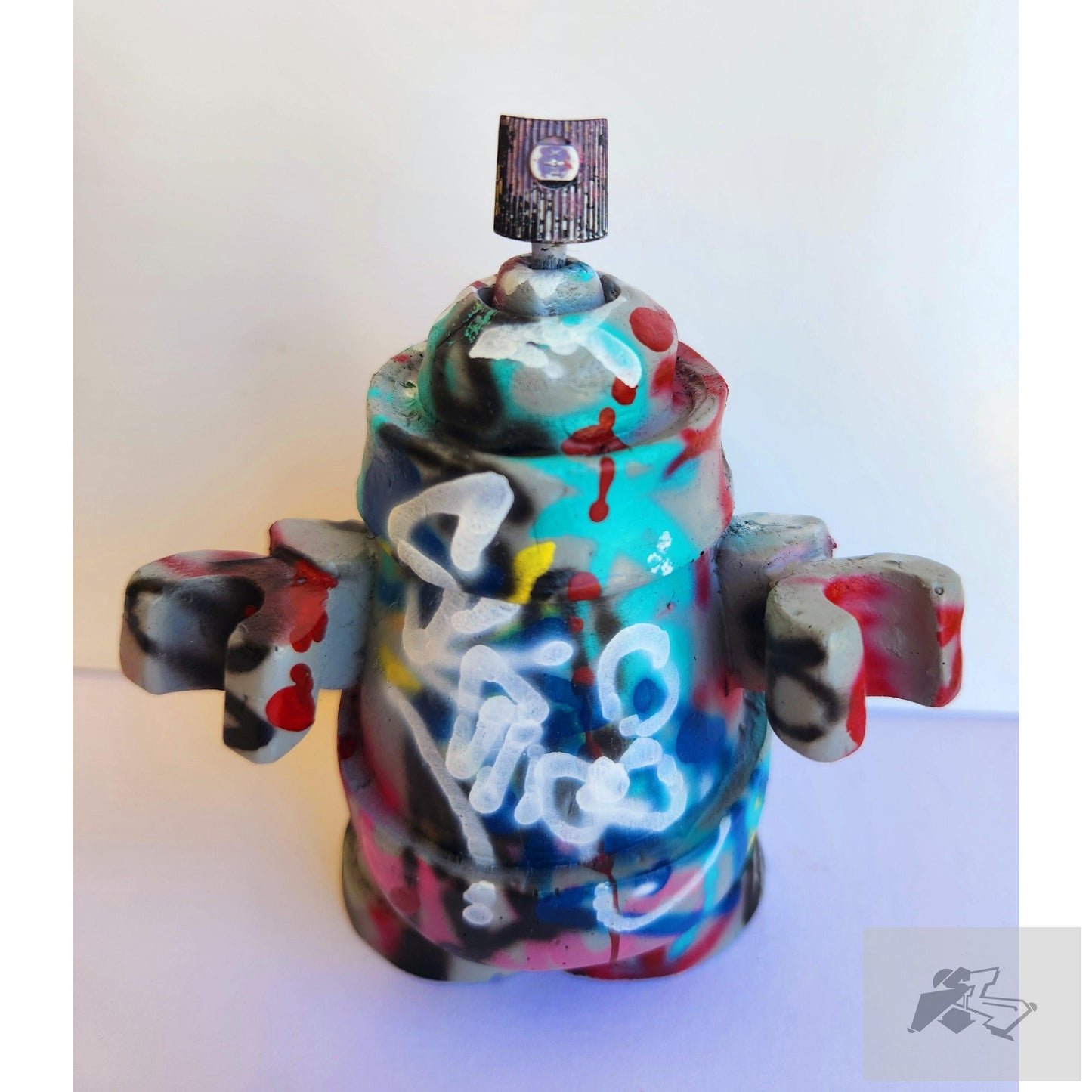 Robot spray can model - Rafbotz-Silence Melbourne
